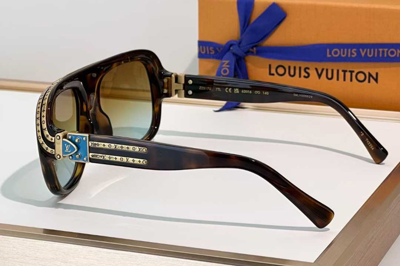 Z2517U Sunglasses Tortoise Gold Gradient Brown