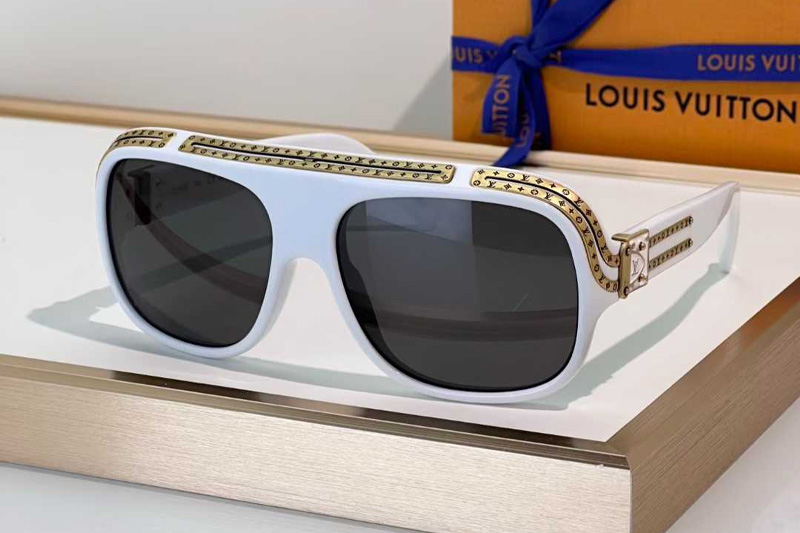 Z2517U Sunglasses White Gold Gray