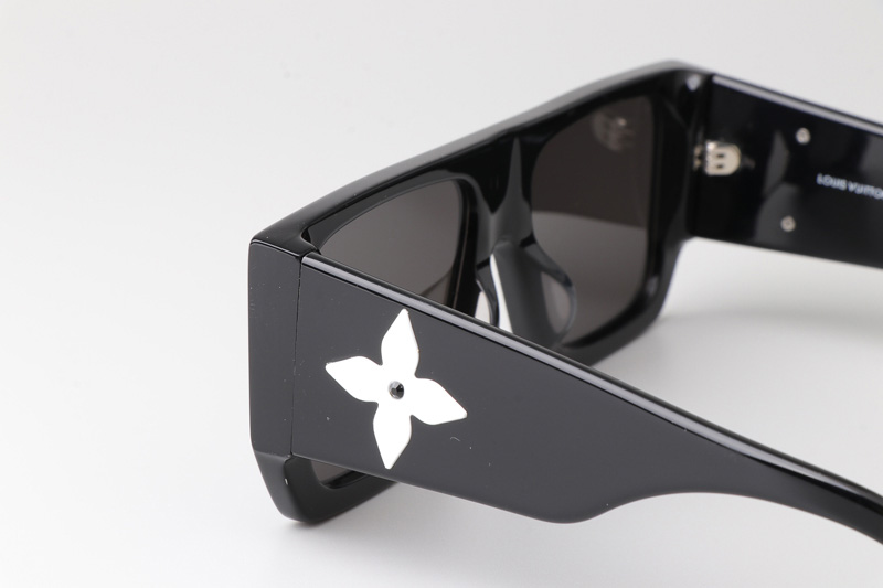 Z2615W Sunglasses Black White Gray