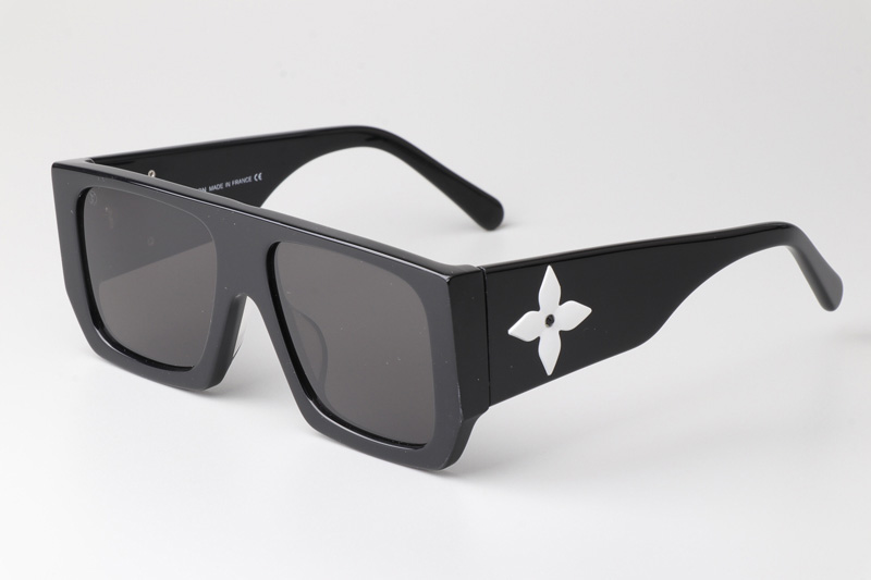 Z2615W Sunglasses Black White Gray