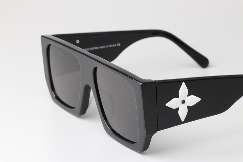 Z2615W Sunglasses Black White Gray