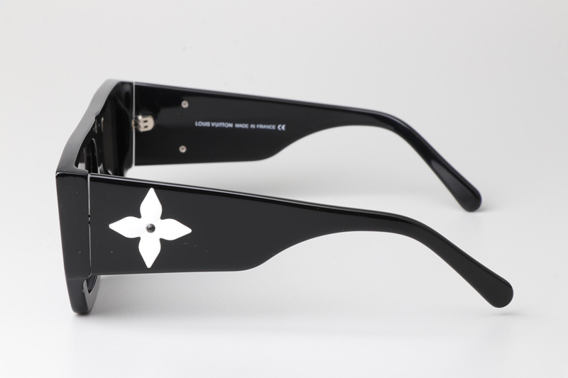 Z2615W Sunglasses Black White Gray