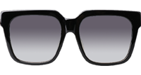 Z2682E Sunglasses Black Gold Gradient Gray