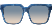 Z2682E Sunglasses Blue Silver Gradient Blue