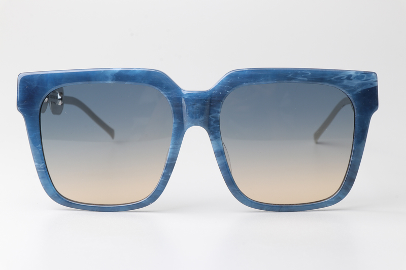 Z2682E Sunglasses Blue Silver Gradient Blue