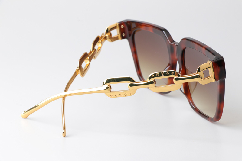 Z2682E Sunglasses Tortoise Gold Gradient Brown