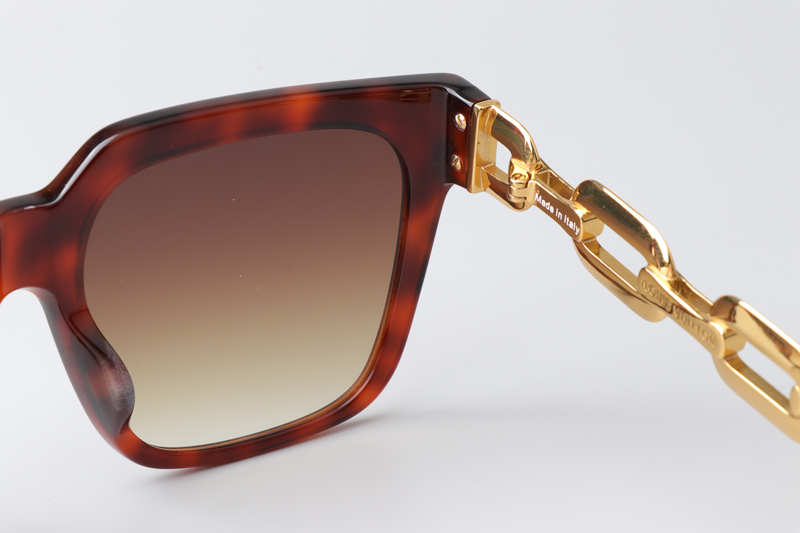 Z2682E Sunglasses Tortoise Gold Gradient Brown