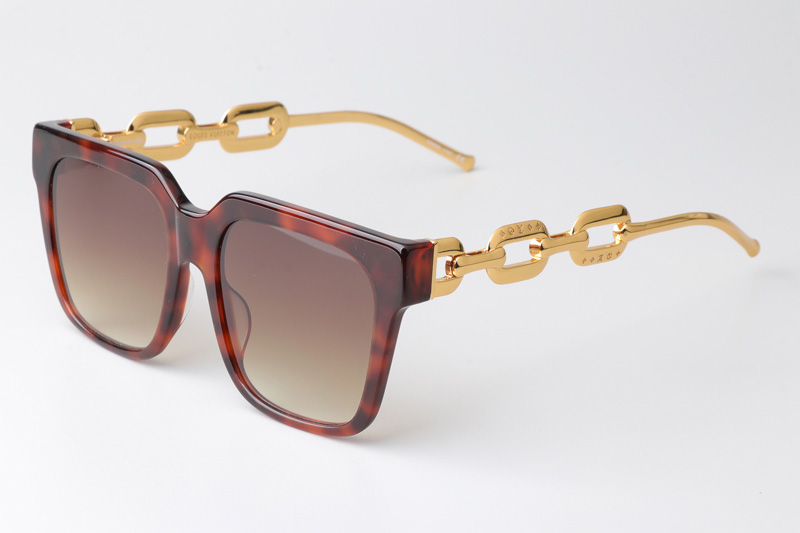 Z2682E Sunglasses Tortoise Gold Gradient Brown