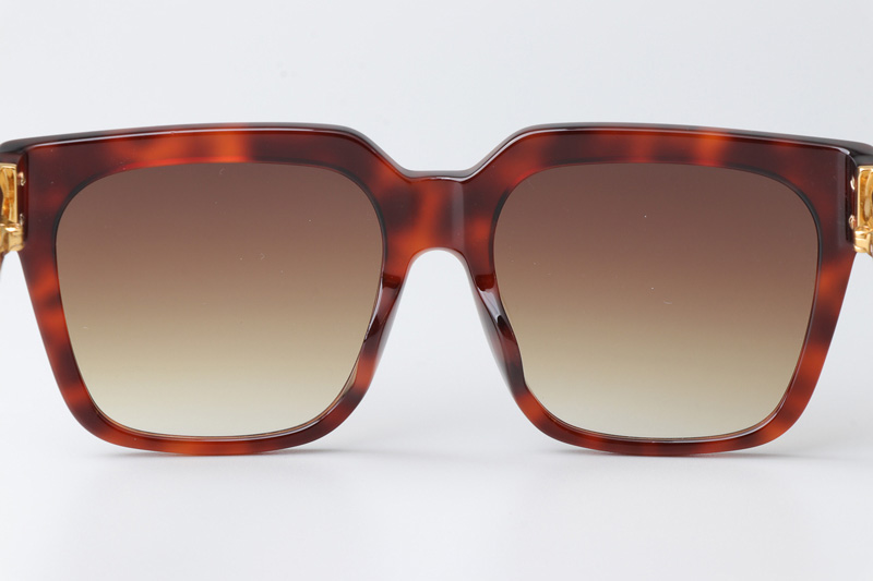 Z2682E Sunglasses Tortoise Gold Gradient Brown