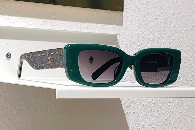 Z2709W Sunglasses Green Gradient Gray