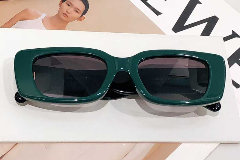Z2709W Sunglasses Green Gradient Gray