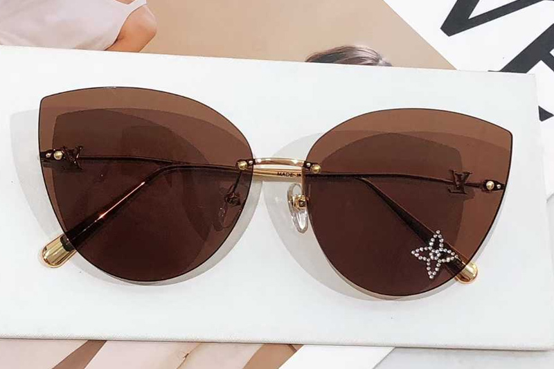 Z2827U Sunglasses Gold Brown