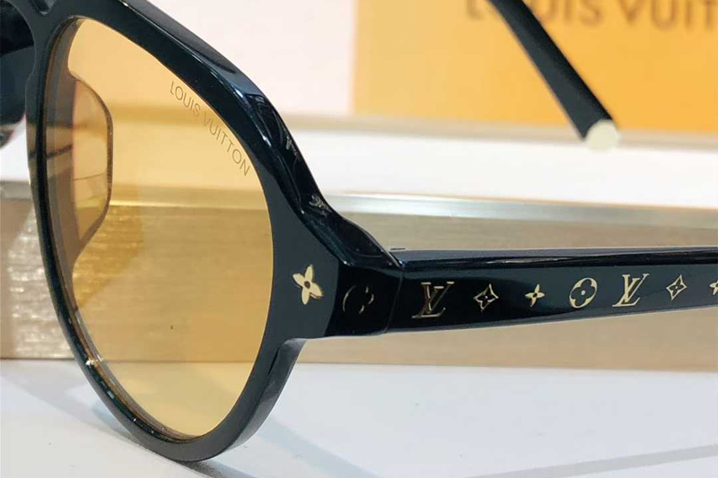 Z2867U Sunglasses Black Yellow