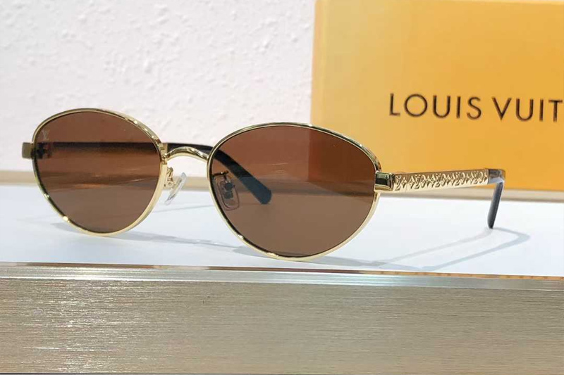 Z2958U Sunglasses Gold Brown