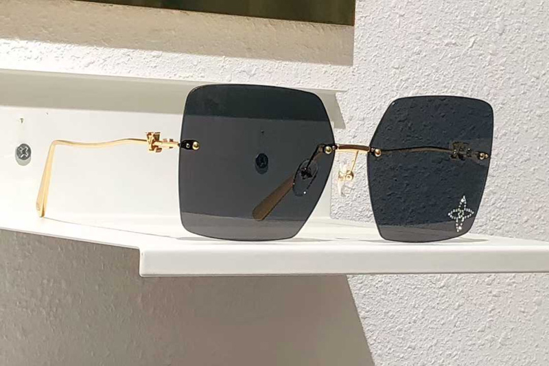 Z2961U Sunglasses Gold Gray