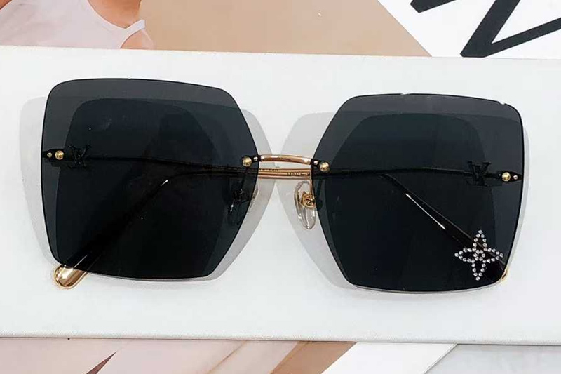 Z2961U Sunglasses Gold Gray