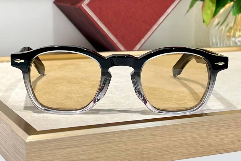 Zephirin Sunglasses Black Transparent Brown