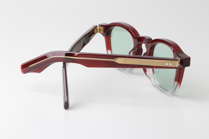Zephirin Sunglasses Red Transparent Green