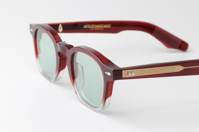 Zephirin Sunglasses Red Transparent Green