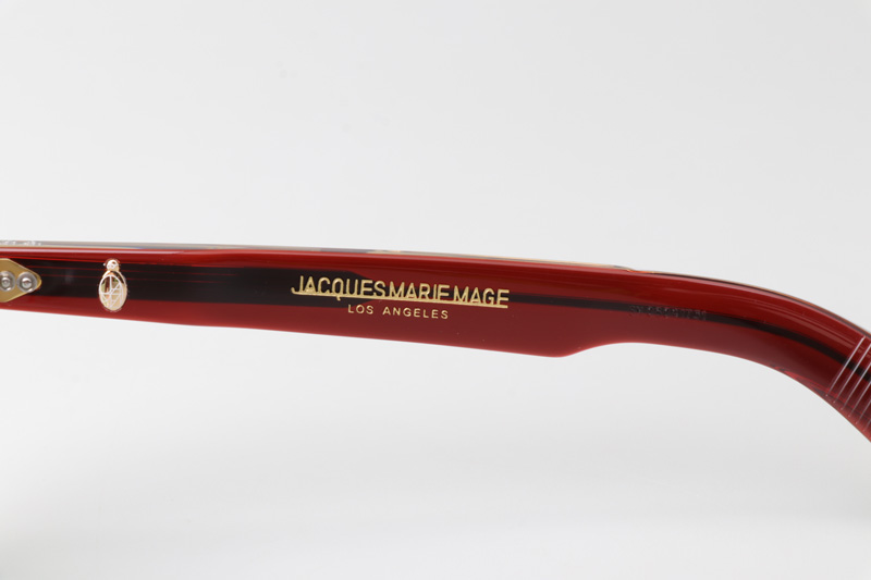 Zephirin Sunglasses Red Transparent Green