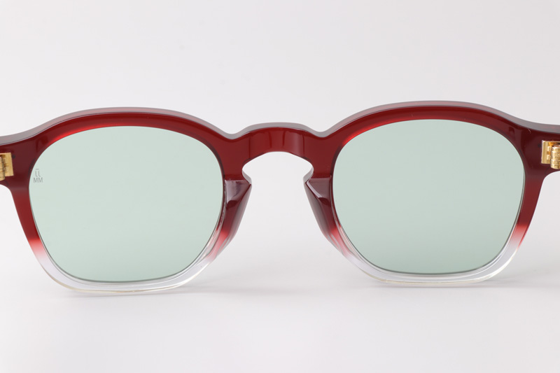 Zephirin Sunglasses Red Transparent Green