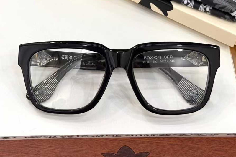 Box Officer Mist Eyeglasses Black Silver