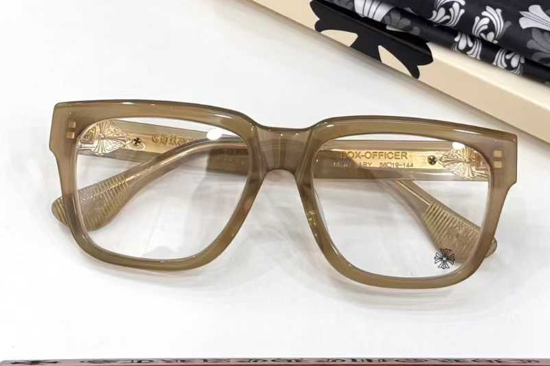 Box Officer Mist Eyeglasses Brown