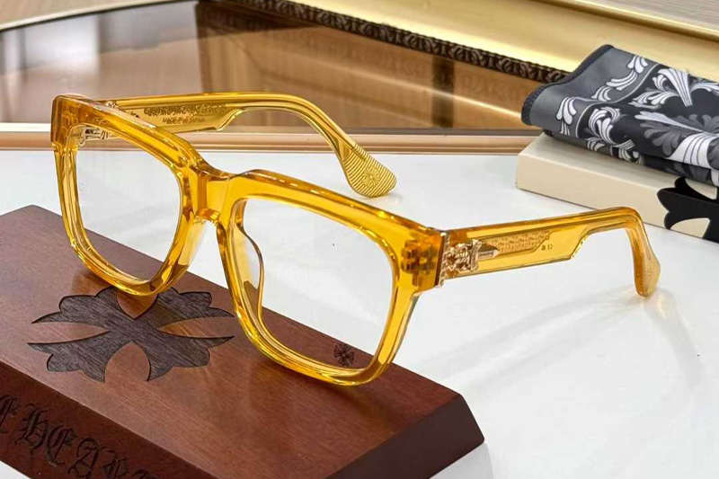 Box Officer Mist Eyeglasses Yellow