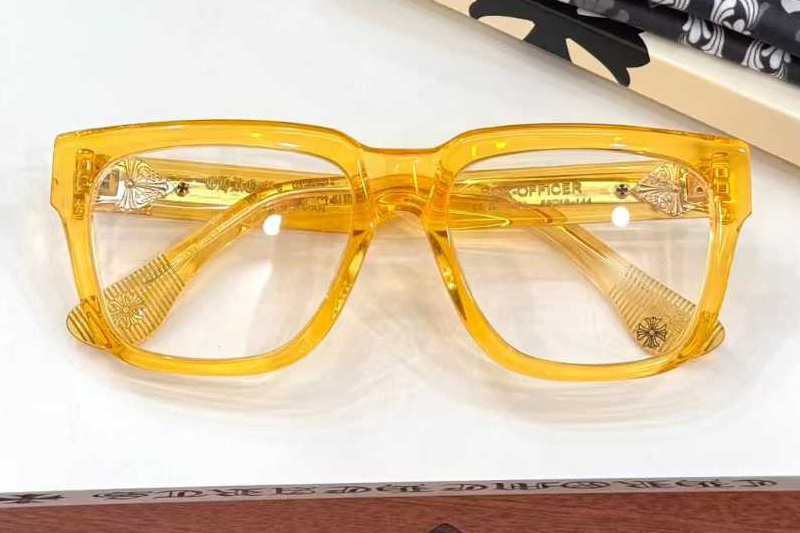 Box Officer Mist Eyeglasses Yellow