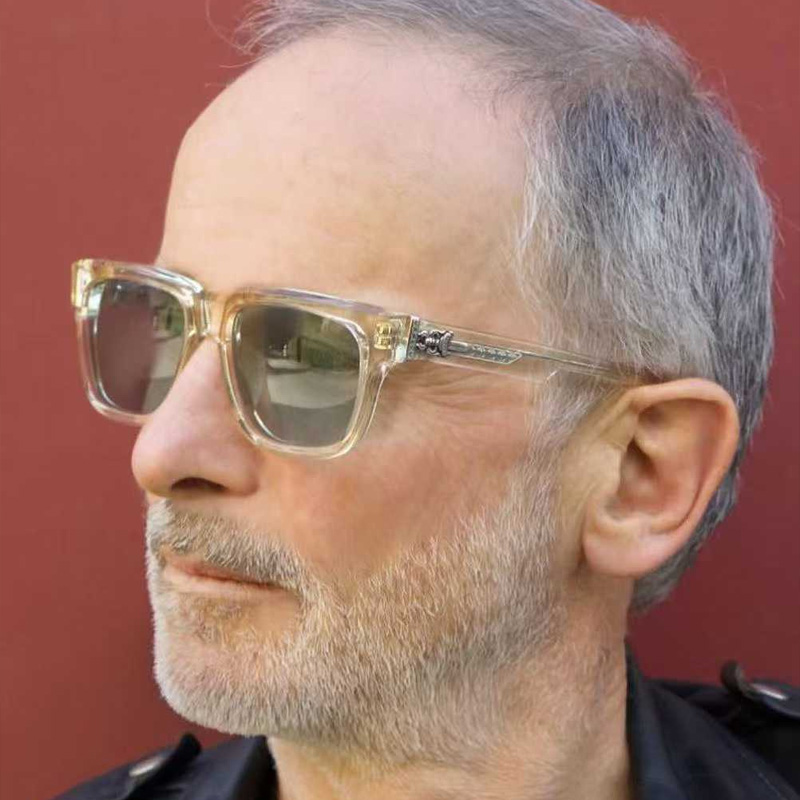 Box Officer Mist Sunglasses Transparent Gray