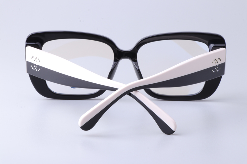 CH3502S Eyeglasses Black White