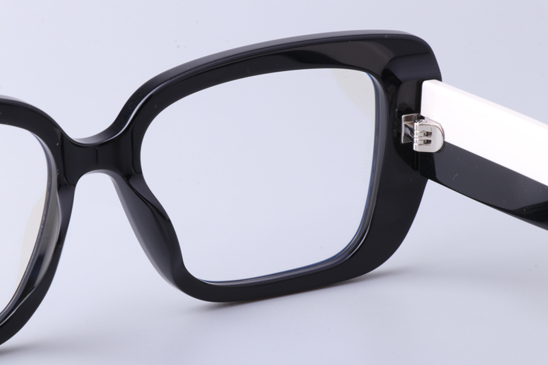 CH3502S Eyeglasses Black White