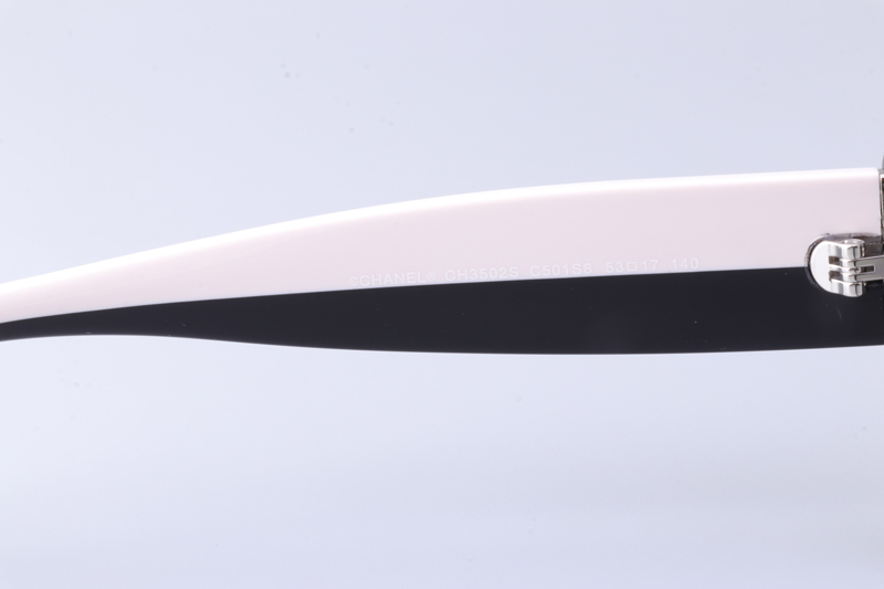 CH3502S Eyeglasses Black White