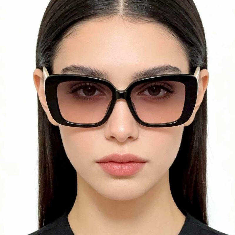 CH3502S Sunglasses Black Yellow Gradient Pink