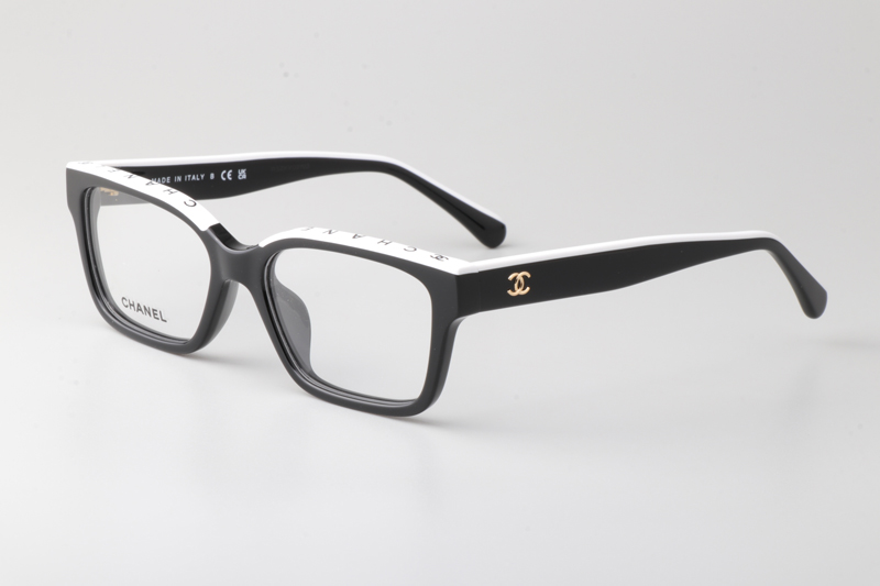 CH3510 Eyeglasses Black White