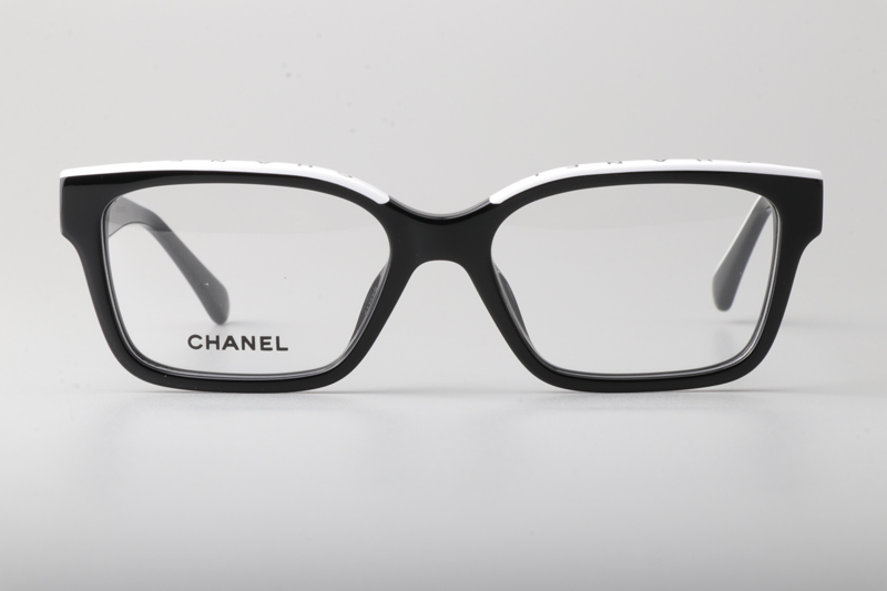 CH3510 Eyeglasses Black White