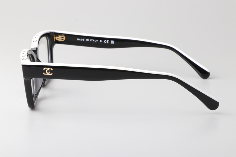 CH3510 Eyeglasses Black White