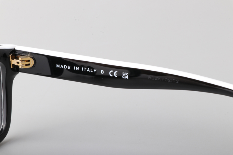 CH3510 Eyeglasses Black White
