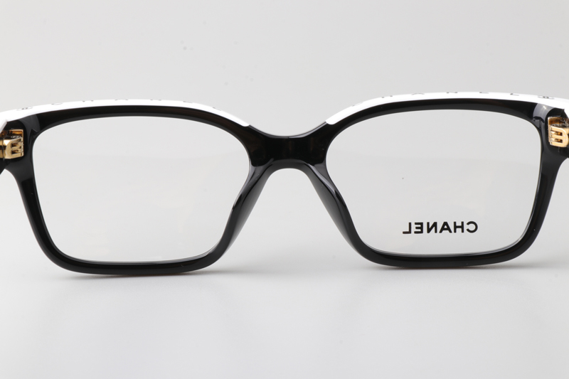 CH3510 Eyeglasses Black White