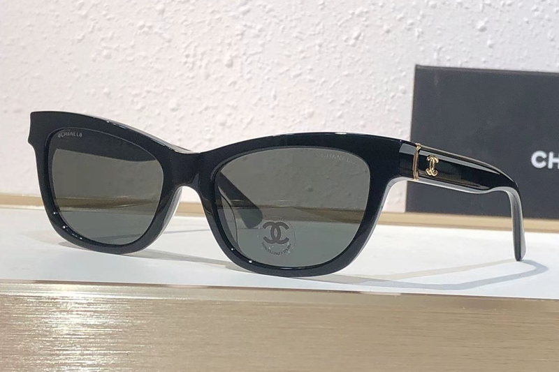 CH3520 Sunglasses Black Gray
