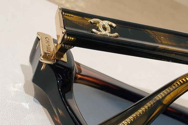 CH3520 Sunglasses Brown Blue