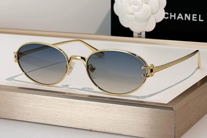 CH4304 Sunglasses Gold Gradient Gray
