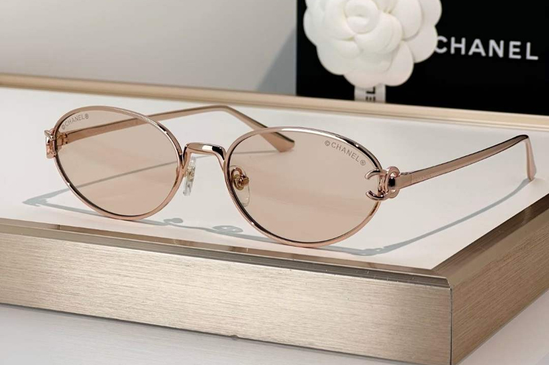 CH4304 Sunglasses Rose Gold Light Brown