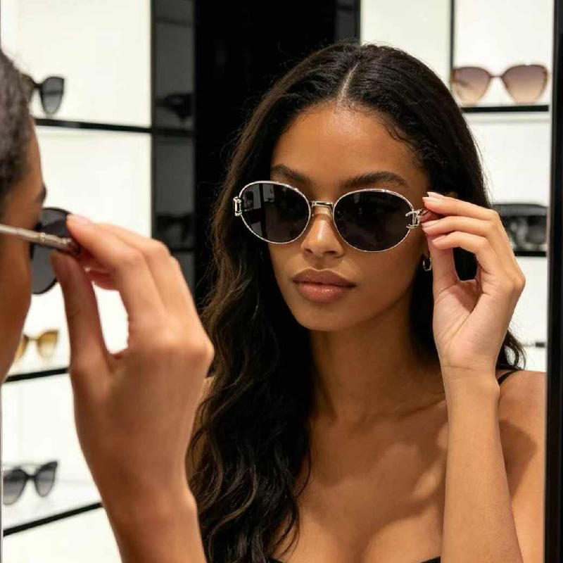 CH4304 Sunglasses Silver Gray