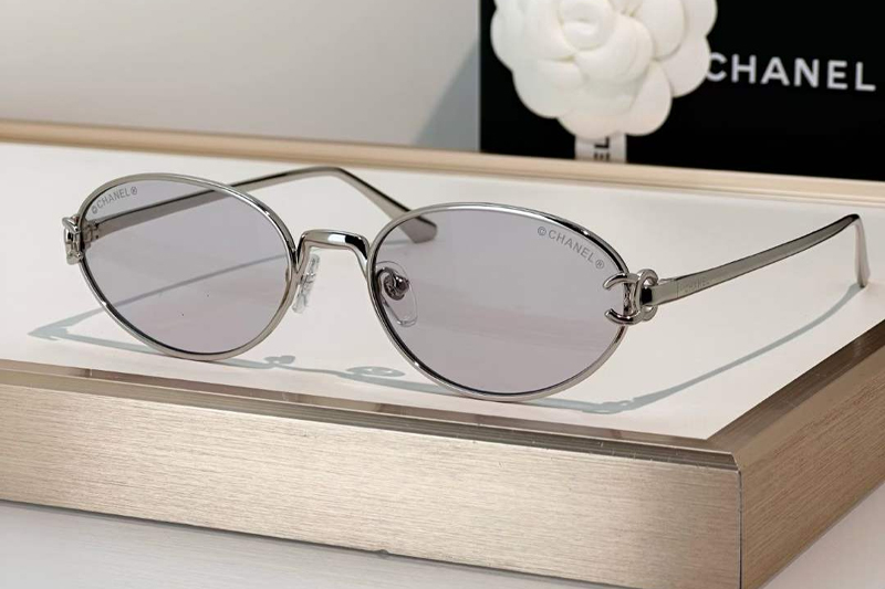 CH4304 Sunglasses Silver Light Gray