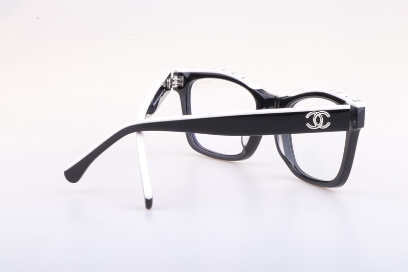 CH5417 Eyeglasses Black White