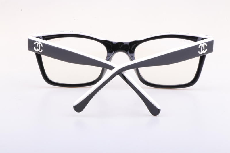 CH5417 Eyeglasses Black White