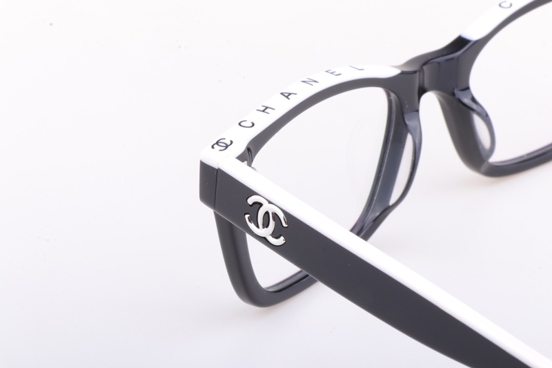CH5417 Eyeglasses Black White