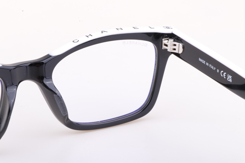 CH5417 Eyeglasses Black White