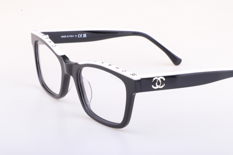 CH5417 Eyeglasses Black White